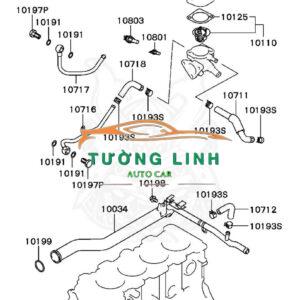 ỐNG DẪN NƯỚC NÓNG XE MERCEDES C200 2016 | 2048300196 - Ảnh 4