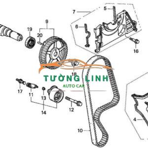 PHỚT GHÍT PEUGEOT 207 2009-2013 | 9806089280 - Ảnh 3