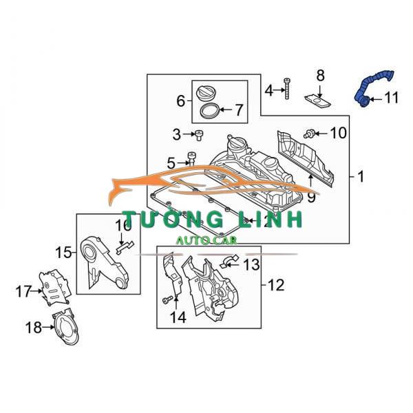 2720161520 | GIOĂNG MẶT MÁY XE ML350 2009 - Ảnh 4