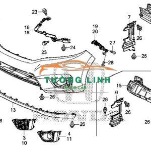 95991353 | CẢN TRƯỚC DAEWOO LACETTI 2009-2011 - Ảnh 5
