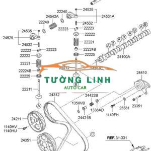 12653685 | PHỚT ĐUÔI TRỤC CƠ XE FADIL 2018 - Ảnh 3