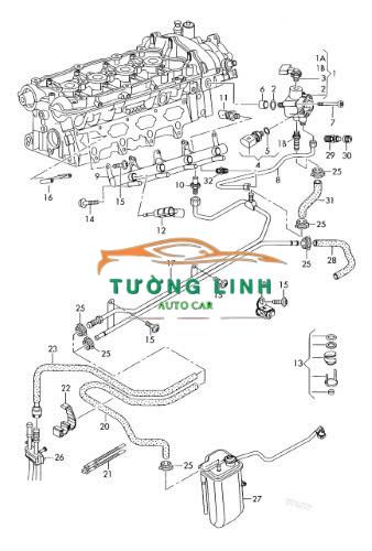 Cảm biến thanh rail nhiên liệu xe Mercedes Vito | 0281002942 - Ảnh 5