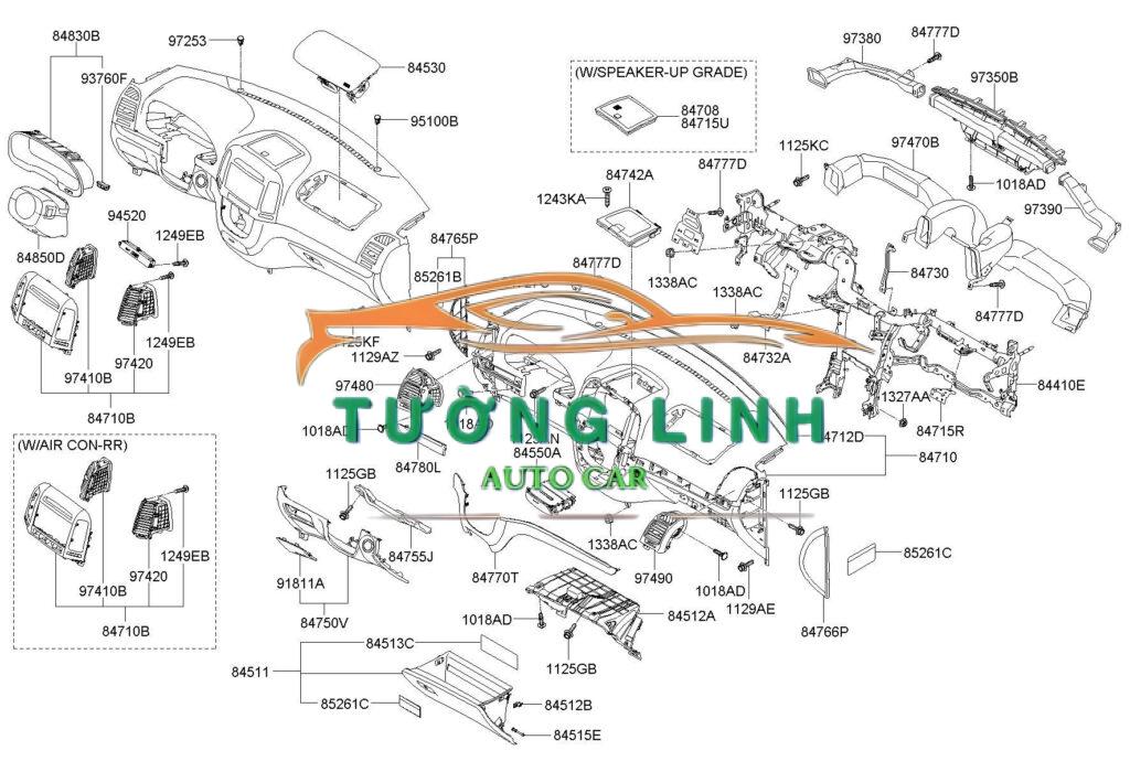 CỬA GIÓ MÁY LẠNH TRẦN XE FORD RANGER 2010 | 6M3519893AA37 - Ảnh 4
