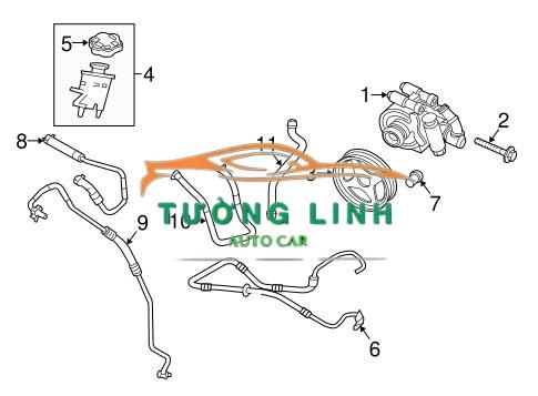 56110-RTA-003 | BƠM TRỢ LỰC XE HONDA CRV 2008 - Ảnh 4