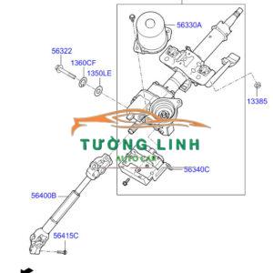 563303X500 | MÔ TƠ CỌC LÁI HYUNDAI ELANTRA 2011 - Ảnh 3