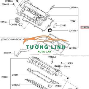 NẮP CAM TRÊN XE HYUNDAI STAREX 2008 | 213804A005 - Ảnh 4