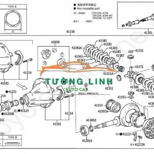 6719970146 | PHỚT ĐẦU TRỤC CƠ XE SSANGYONG KORANDO - Ảnh 4