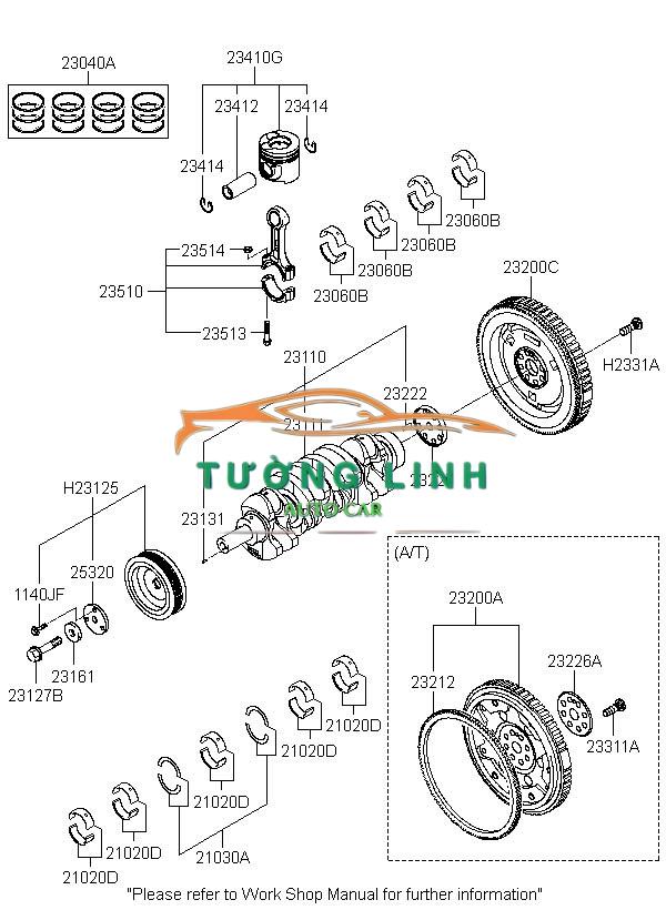 93407646 | TRỤC CƠ XE DAEWOO GENTRA 2007 - Ảnh 4