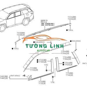 811615H000 | NẸP CHÂN KÍNH HYUNDAI HD65 - Ảnh 4