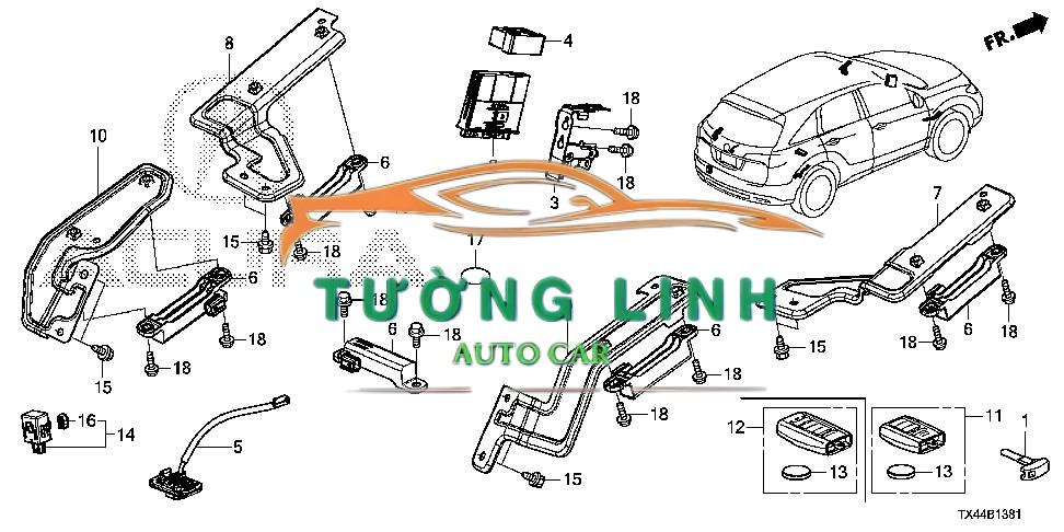 CỤM ĂNG TEN HONDA CITY 2022 | 38387TTAA71 - Ảnh 4