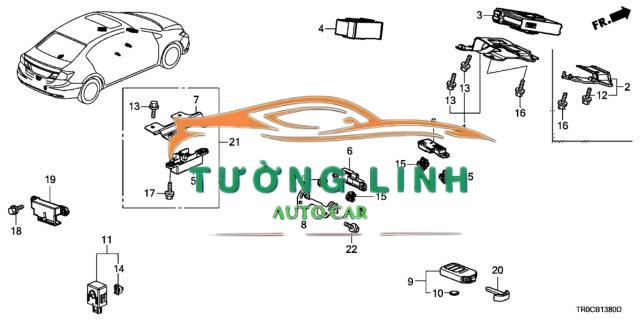 CỤM ĂNG TEN HONDA CITY 2022 | 38387TTAA71 - Ảnh 5