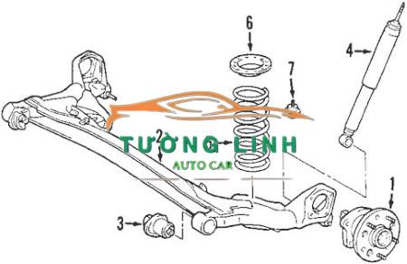 511105H001 | DẦM CẦU TRƯỚC HYUNDAI HD65 2003 - Ảnh 3