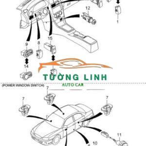 CÔNG TẮC LÊN KÍNH XE HYUNDAI N250L 2018-2023 | 936915L600 - Ảnh 4