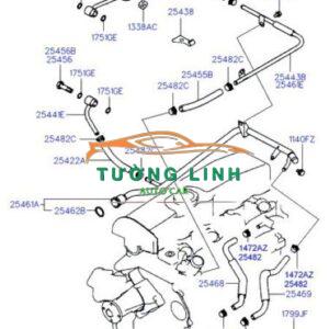 Ống nước turbo nissan navara 2020 | 14498EB70A - Ảnh 5