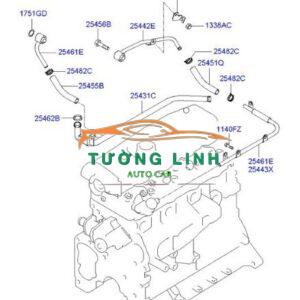 Ống nước turbo nissan navara 2020 | 14498EB70A - Ảnh 4