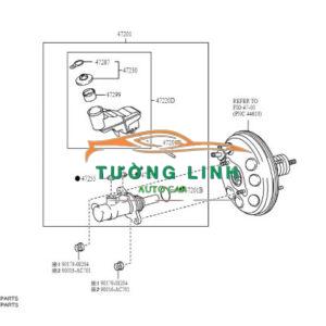 96454273 | BÌNH DẦU TRỢ LỰC PHANH DAEWOO LACETTI 2003 - Ảnh 4