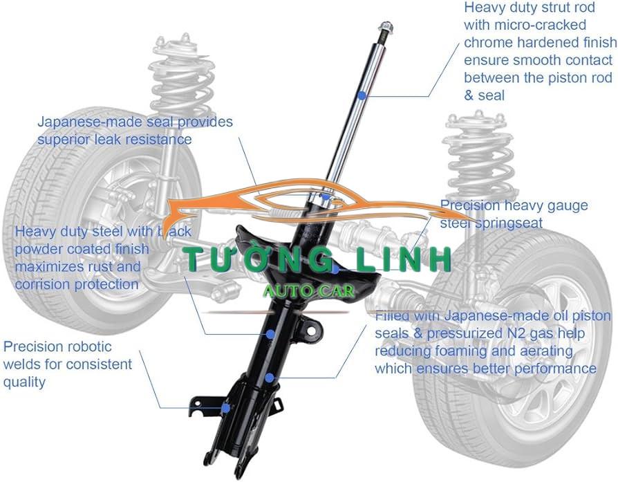 GIẢM XÓC TRƯỚC XE PEUGEOT 508 2014-2018 | 5208Y2 - Ảnh 5