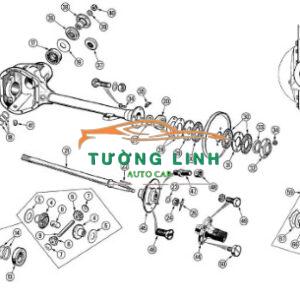 526114E900 | LÁP NGANG CẦU SAU KIA FRONTIER - Ảnh 4