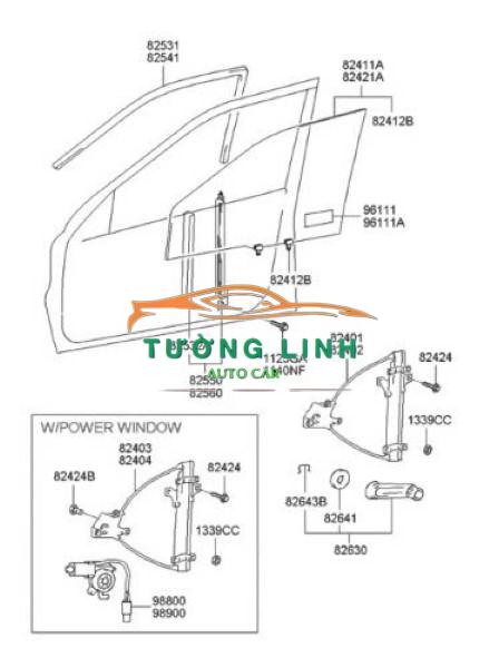 gioăng lên kính