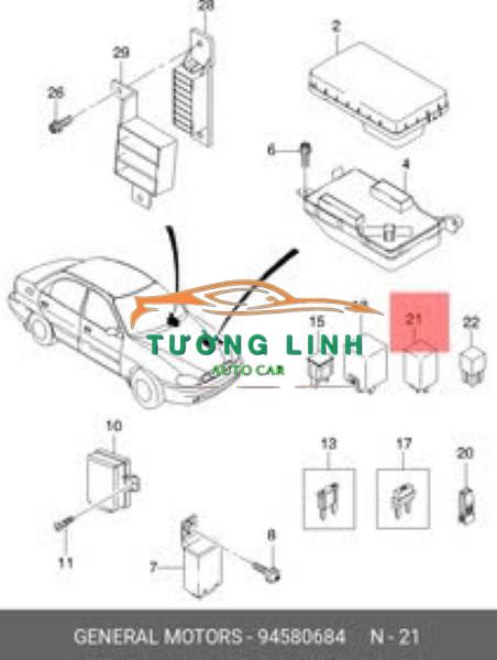 RƠ LE XI NHAN KIA RIO 2006 GIÁ RẺ | 95550-34000 - Ảnh 5
