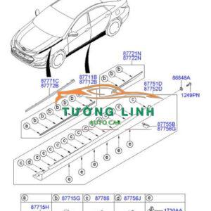 ỐP BA BU LÊ PHỤ VINFAST VF5 2023 CHÍNH HÃNG | BEX73020701AA - Ảnh 4