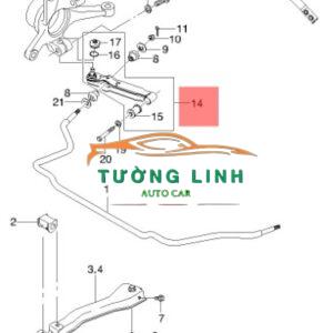 CÀNG I NHÔM CONG AUDI A4 2008 GIÁ RẺ | 8K0407693A - Ảnh 5