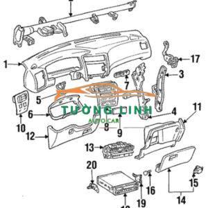 HỘP ĐỰNG ĐỒ XE HYUNDAI PORTER 2 2014 CHÍNH HÃNG | 845124-F100ES - Ảnh 4