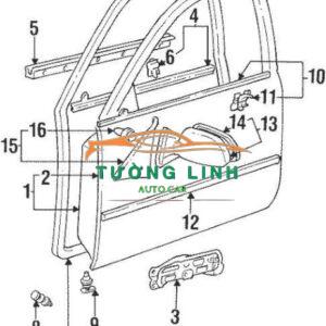 CÁNH CỬA TRƯỚC FORD FIESTA 1.5 2017 GIÁ RẺ | PAA69A20125 - Ảnh 4