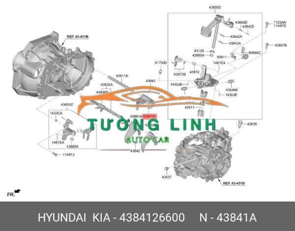 CÀNG ĐI SỐ 3&4 HYUNDAI I20 2010| 4386102501 - Ảnh 5