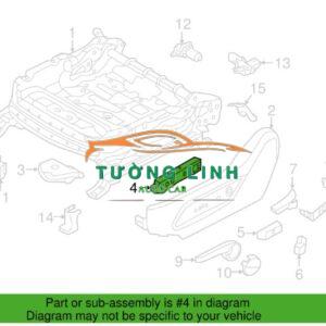 Công tắc chỉnh ghế phụ Hyundai Tucson 2021 | 88295C1001 - Ảnh 5