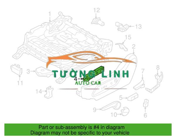 Công tắc chỉnh ghế phụ Hyundai Tucson 2021 | 88295C1001 - Ảnh 5