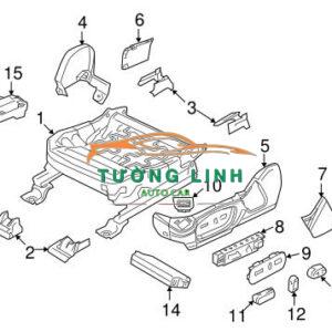 Công tắc chỉnh ghế phụ Hyundai Tucson 2021 | 88295C1001 - Ảnh 4