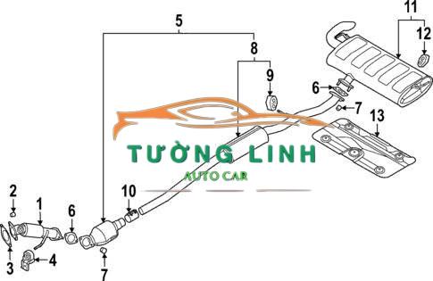 ỐNG BÔ ĐOẠN CUỐI HYUNDAI TUCSON 2010 | 287002S101 - Ảnh 3