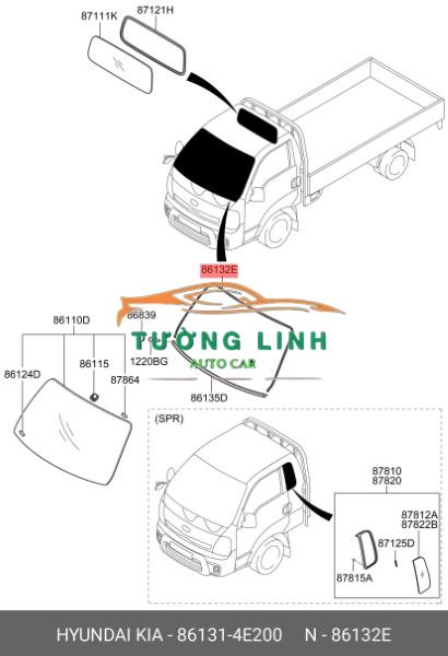 KÍNH CHẮN GIÓ RANGE ROVER EVOQUE DYNAMIC | LR048381 - Ảnh 4