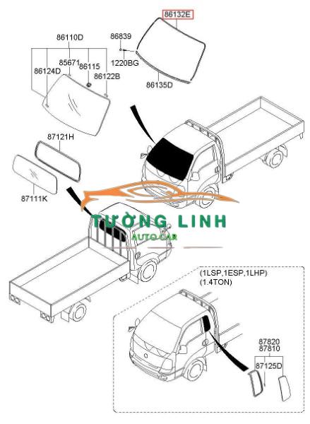 KÍNH CHẮN GIÓ RANGE ROVER EVOQUE DYNAMIC | LR048381 - Ảnh 5