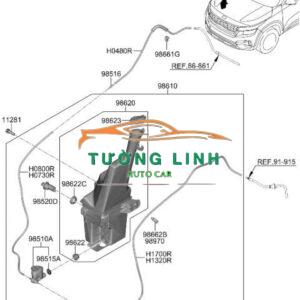 VÒI PHUN NƯỚC RỬA KÍNH XE TOYOTA CAMRY 2015-2023 | 853810K090 - Ảnh 4