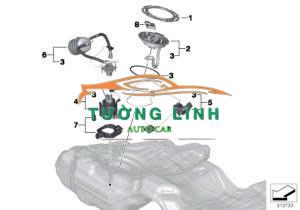 Gioăng nắp bình xăng xe nissan xtrail 2007-2013 | 1734279900 - Ảnh 4