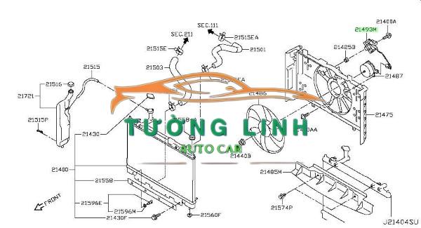 Quạt két nước Chevrolet Spark 2022 | 42426778 - Ảnh 4