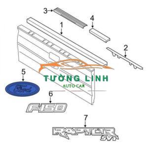 LOGO CAM LÙI FORD F150 2023 | CL3Z9942528B - Ảnh 4