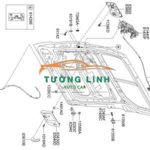 Ổ NGẬM CỬA LÙA HYUNDAI STAREX 2021 | 814104H000 - Ảnh 4