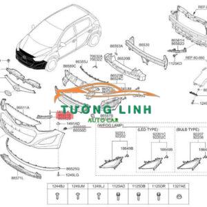 ỐP ĐÈN GẦM XE HYUNDAI I20 2017 | 86528C7700 - Ảnh 5