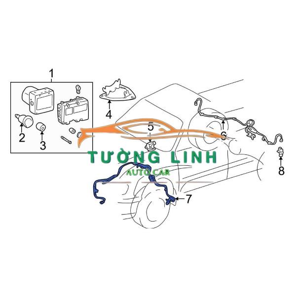 CẢM BIẾN ABS XE MITSUBISHI TRITON 2015 | 4670B008 - Ảnh 6