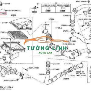 Ống gió két turbo xe kia carnival 2020 | 282662R300 - Ảnh 5