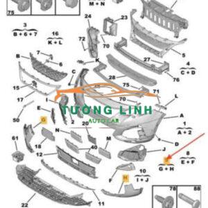 Cản trước Hyundai Sonata 2014 | 865114Q000 - Ảnh 4