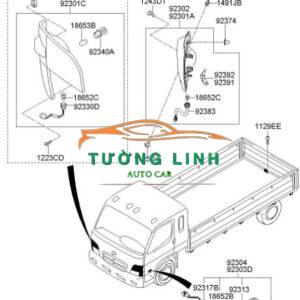 Balast đèn pha xe mercedes glc250 2016-2021 | 2059009534 - Ảnh 5