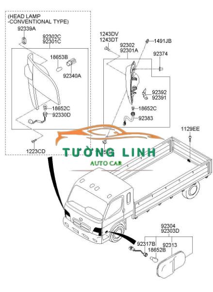 Balast đèn pha xe mercedes glc250 2016-2021 | 2059009534 - Ảnh 5