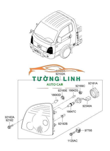 Đèn pha phải rh nissan patrol 2009 | 26010VD300 - Ảnh 5
