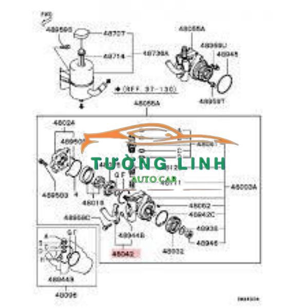 Bơm trợ lực lái chevrolet captiva c140 2015 | 96626762 - Ảnh 6
