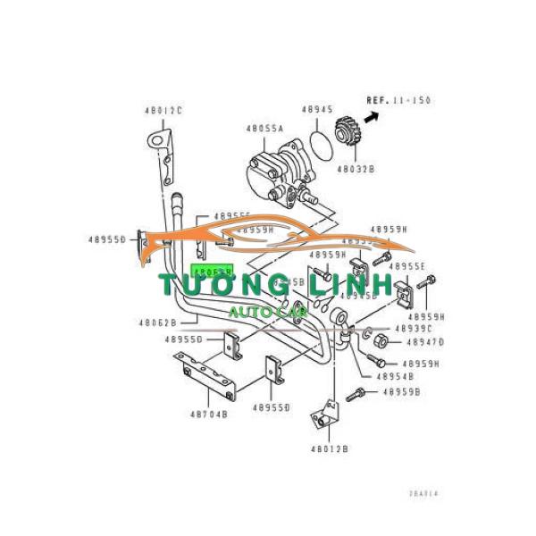 Bơm trợ lực lái nissan murano z51 2013 | 49110JN10BAK - Ảnh 5