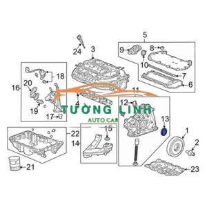 Phớt đầu trục cơ luxgen u7 2013 | 13510MP100 - Ảnh 5